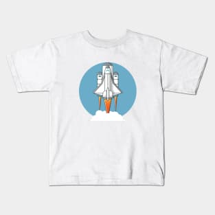 astronaut rocket Kids T-Shirt